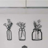 Flower Silhouette Wall Decoration Metal Wall Hanging Silhouette Art Decoration - Wallers