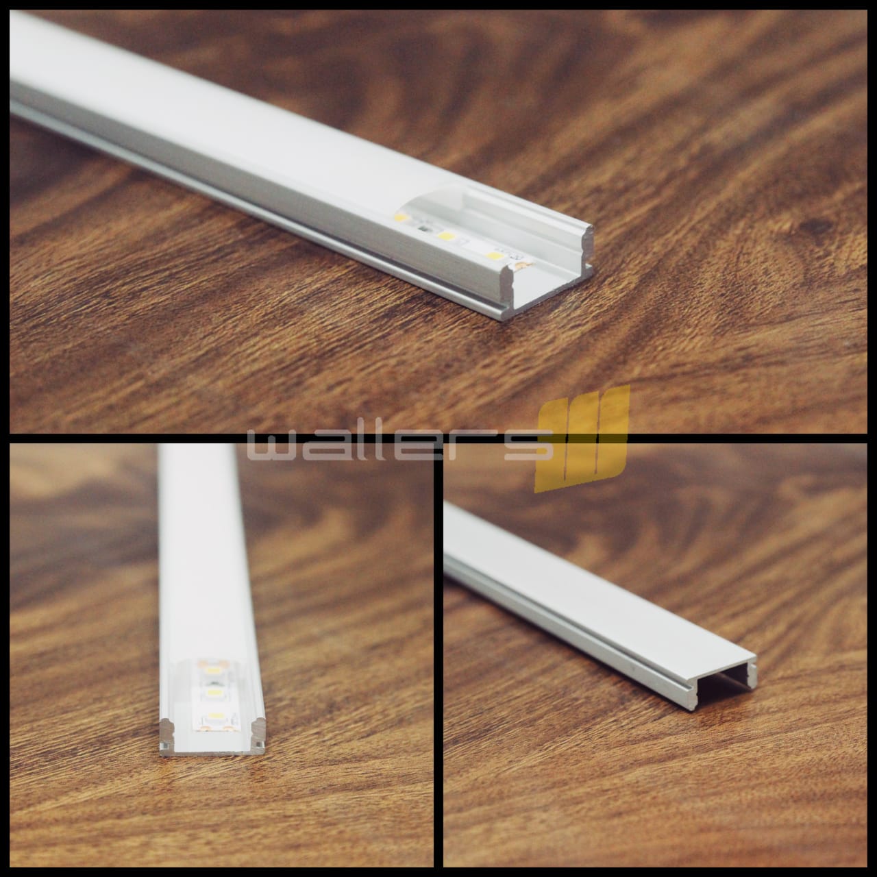 17 MM (0.75 Inches) U Shape Linear Profile Light | 10 Feet Length - Wallers