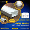 50mm (2 Inches) YW Shape Linear Profile Light | 10 Feet Length - Wallers