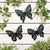 Metal Butterfly Wall Art Decoration Living Room - Wallers