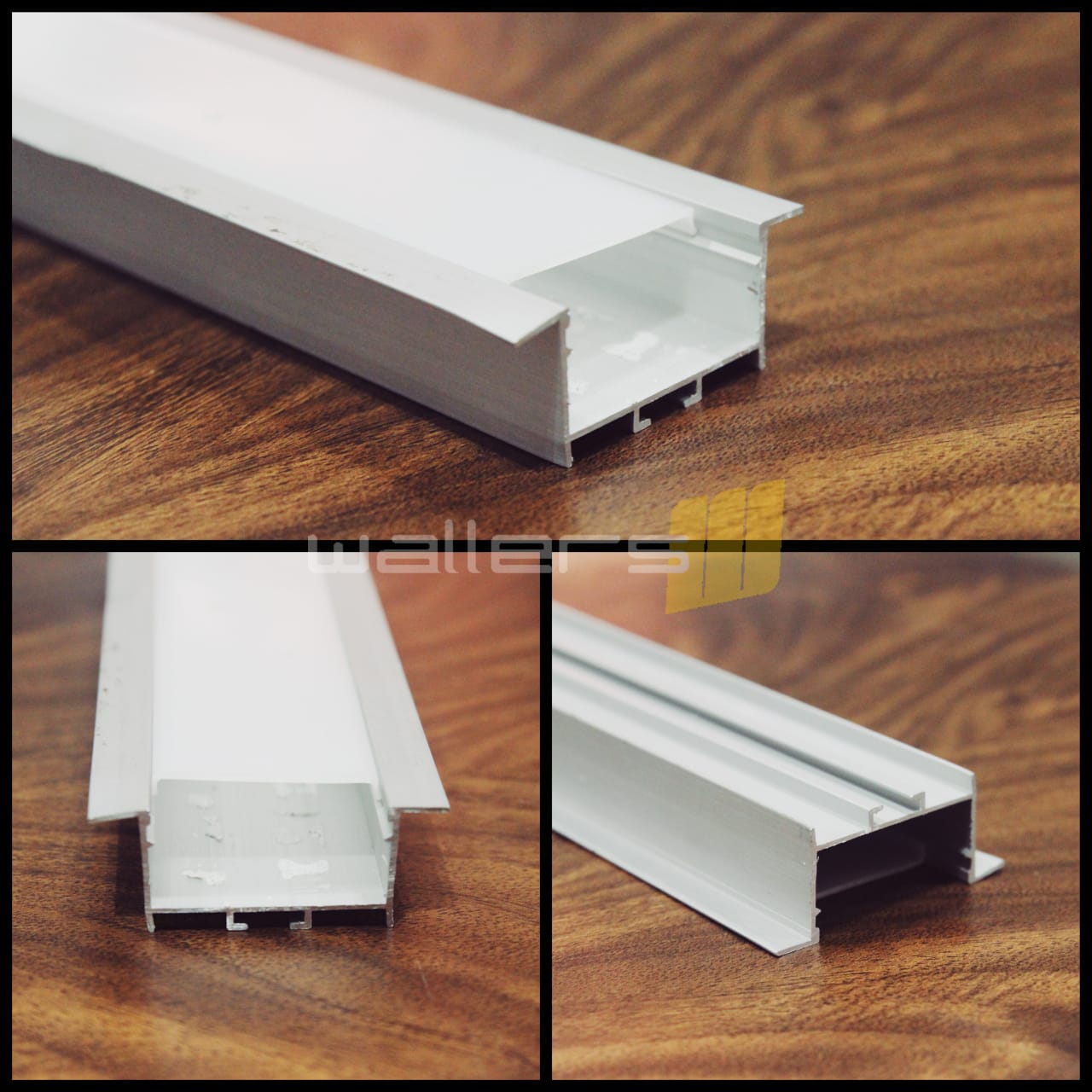 50mm (2 Inches) YW Shape Linear Profile Light | 10 Feet Length - Wallers