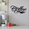 Metal Coffee Cup Wall Hanging Decoration Iron Hanging Coffee Bar Decoration Iron Wire Letter Signs - Wallers