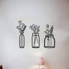 Flower Silhouette Wall Decoration Metal Wall Hanging Silhouette Art Decoration - Wallers