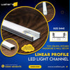 17 MM (0.75 Inches) U Shape Linear Profile Light | 10 Feet Length - Wallers