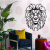 Lion Head Metal Wall Art Decoration - Wallers