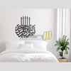 Bismillah Round Shape - Metal Wall Art - Islamic Calligraphy - Wallers