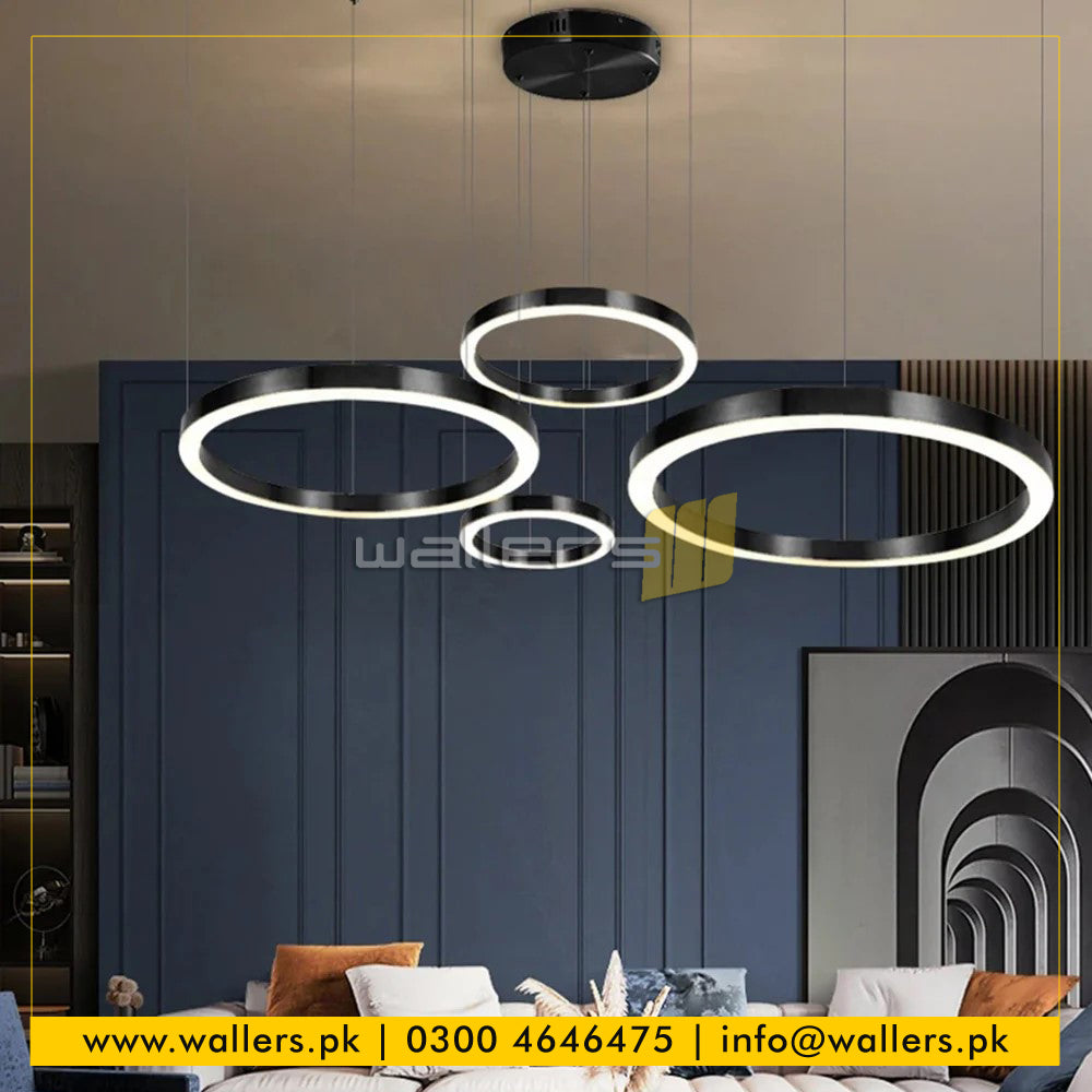Full Ring Shape Customized Profile Hanging Light