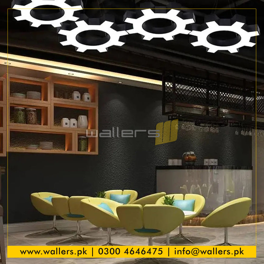 Gear Ring Shape Customized Profile Hanging Light