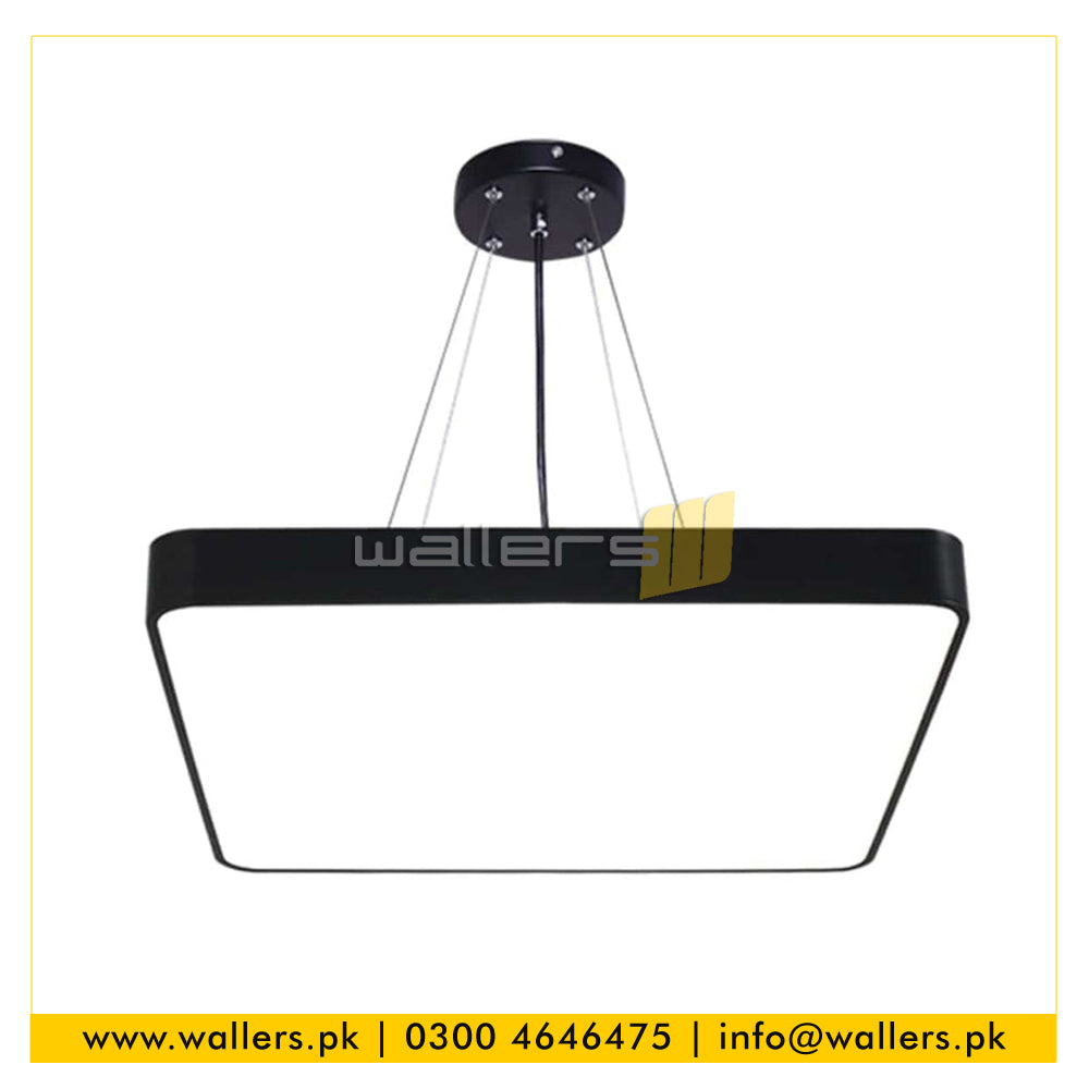 Solid Square Shape Customized Profile Hanging LED Light