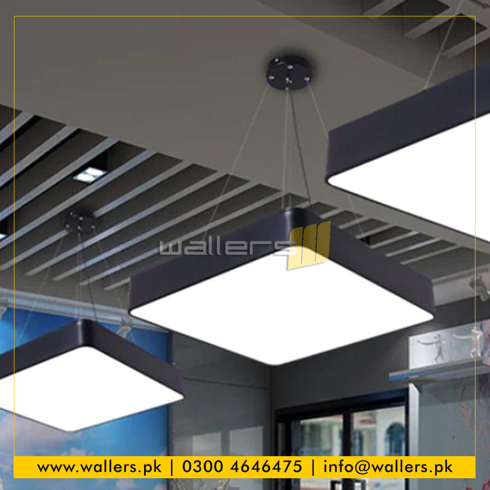 Solid Square Shape Customized Hanging/Suspended Profile LED Light - Wallers