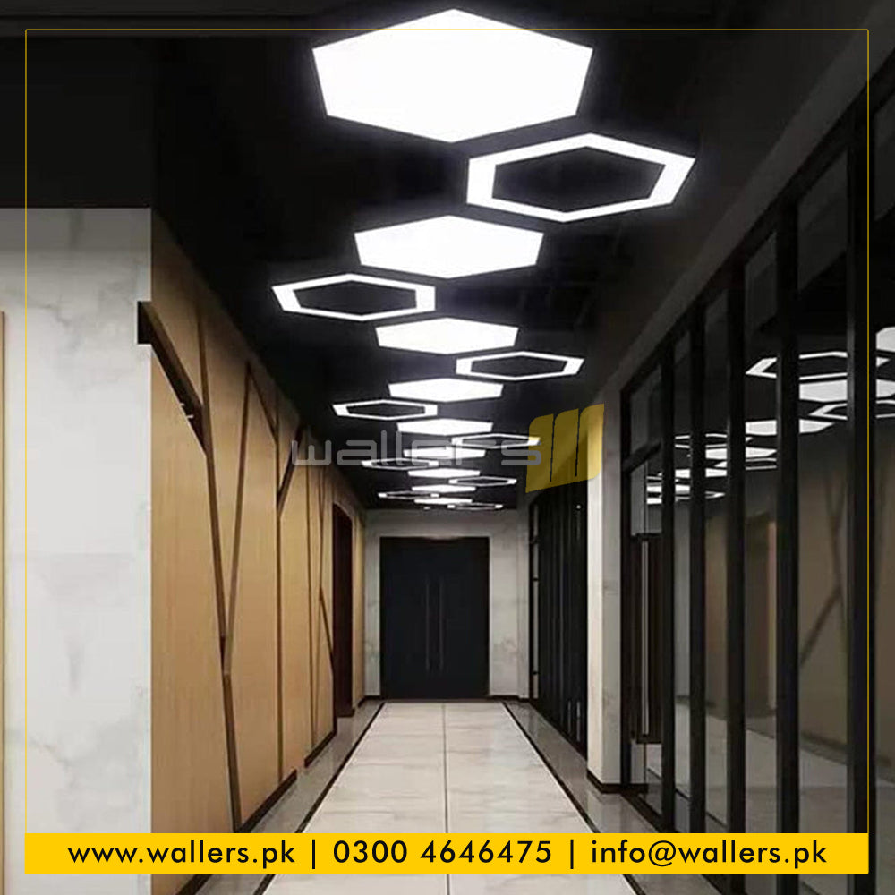 Hexagon / Honeycomb Shape Customized Profile Hanging Light