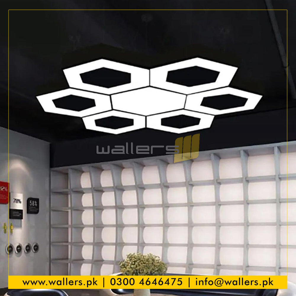 Hexagon / Honeycomb Shape Customized Profile Hanging Light