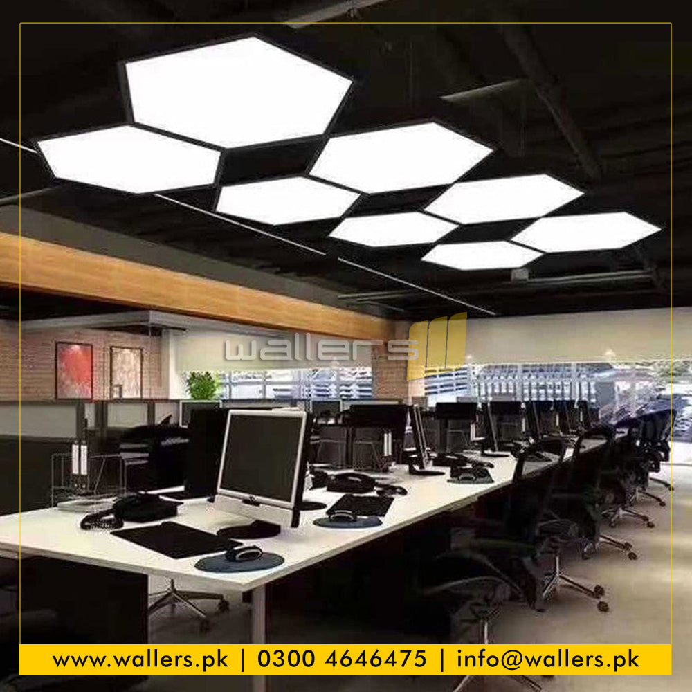 Hexagon / Honeycomb Shape Customized Profile Hanging Light