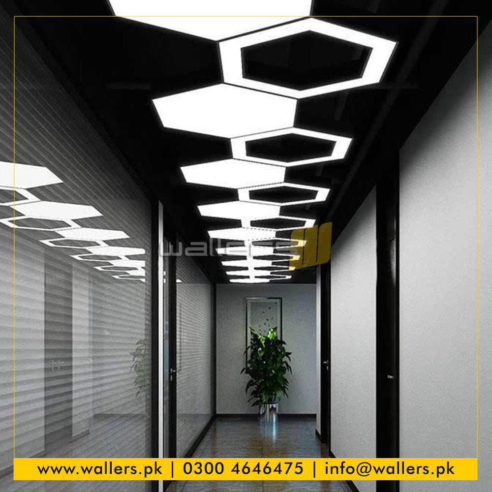 Hexagon / Honeycomb Shape Customized Profile Hanging Light