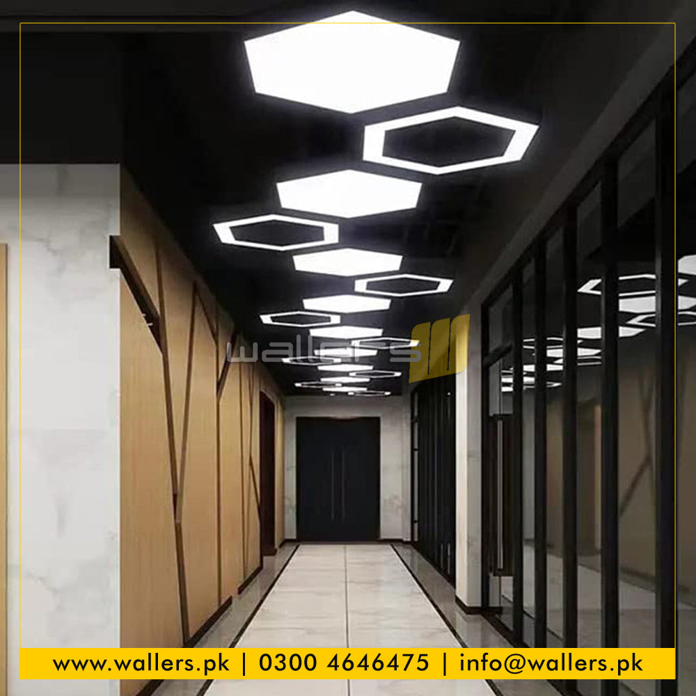 Hexagon / Honeycomb Shape Customized Profile Hanging Light