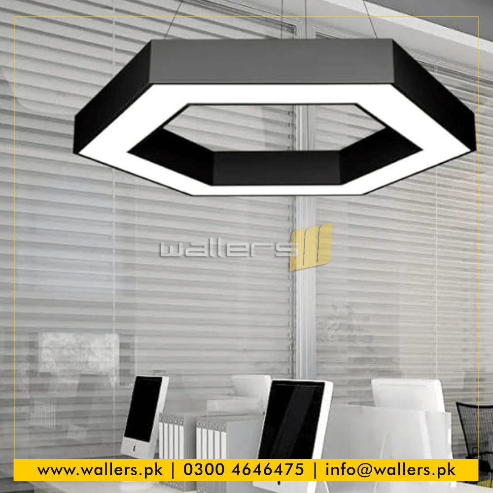 Hexagon / Honeycomb Shape Customized Profile Hanging Light