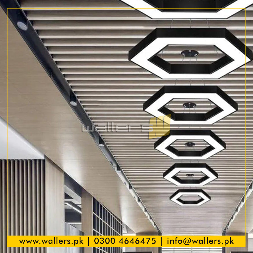 Hexagon / Honeycomb Shape Customized Profile Hanging Light