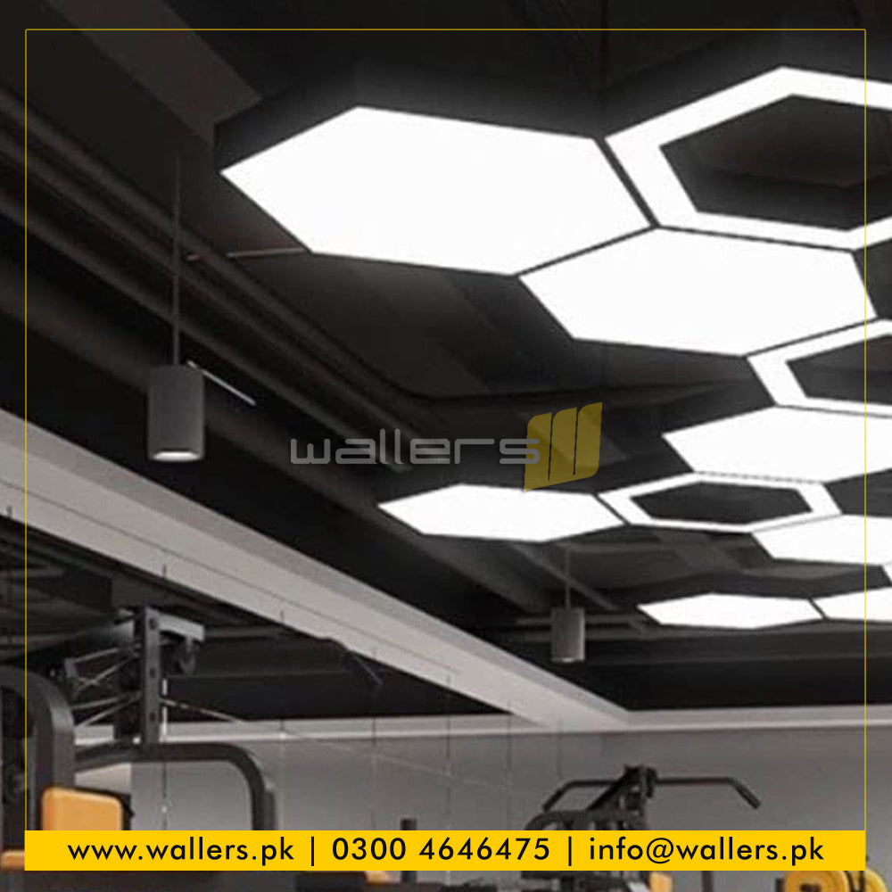 Hexagon / Honeycomb Shape Customized Profile Hanging Light