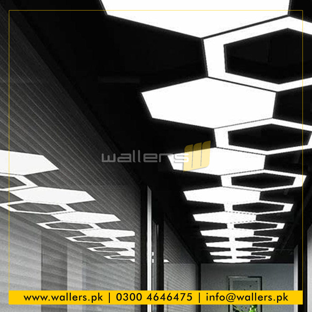 Hexagon / Honeycomb Shape Customized Profile Hanging Light