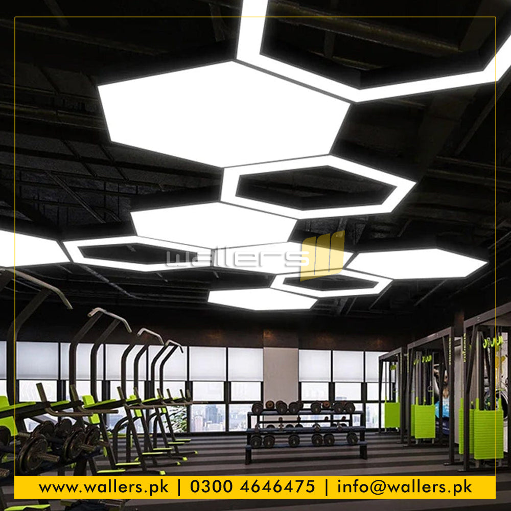 Hexagon / Honeycomb Shape Customized Profile Hanging Light