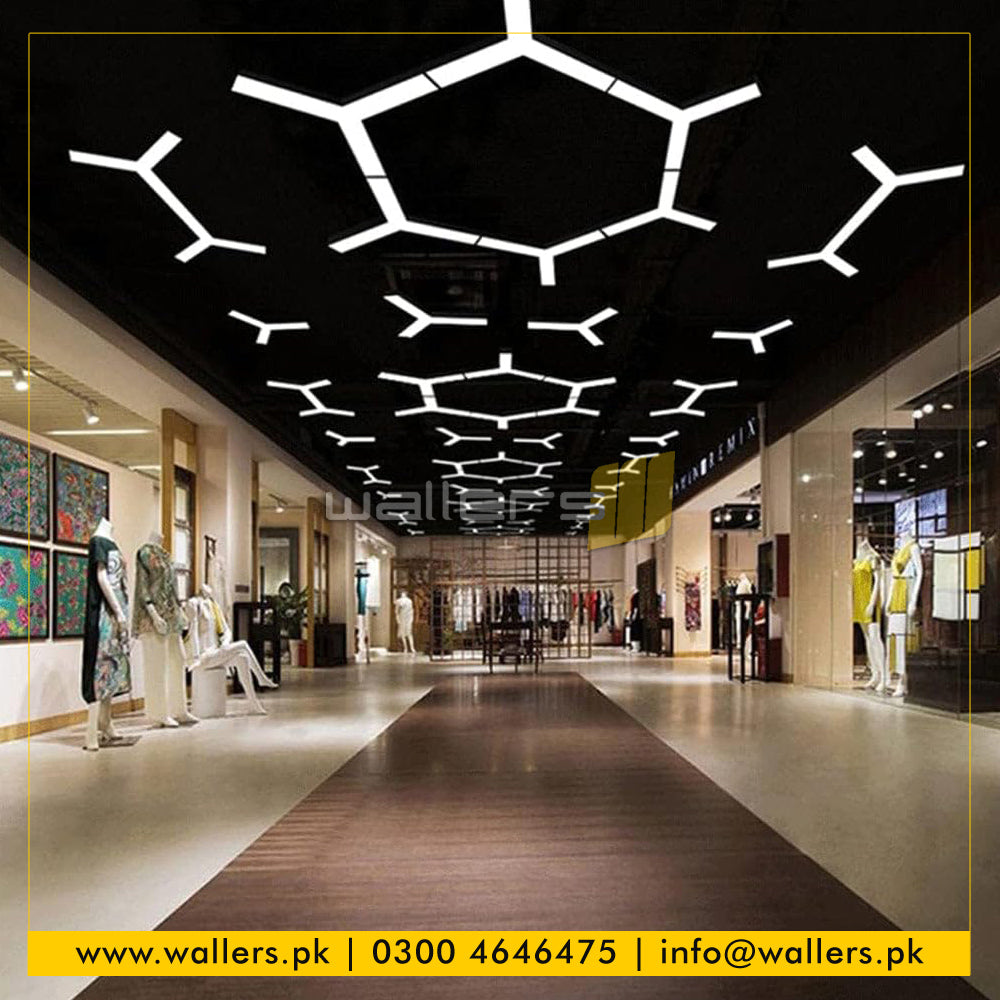 Arrow Shape Custom Hanging/Suspended Ceiling LED Profile Light Fixture ...